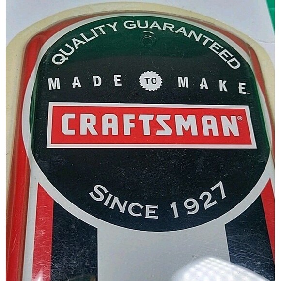 Craftsman Tools Quality Guaranteed Metal Wall Thermometer New Mancave Garage - Picture 4 of 5